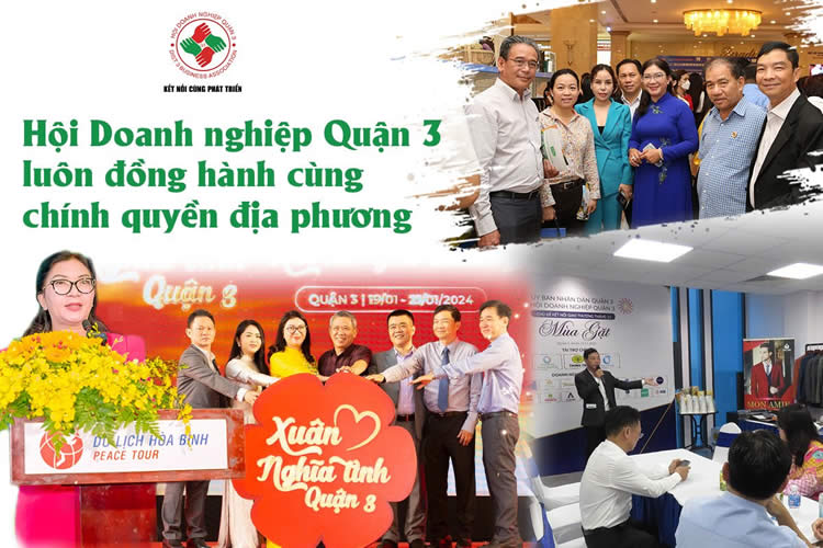 Hội Doanh nghiệp quận 3 đồng hành cùng chính quyền địa phương