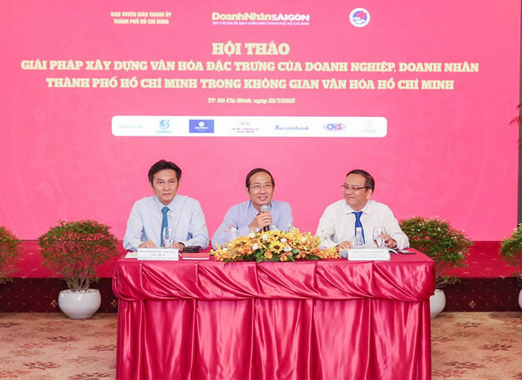 Hội thảo nhằm tìm ra các giải pháp xây dựng văn hóa doanh nghiệp, doanh nhân TP.HCM trong không gian văn hóa Hồ Chí Minh